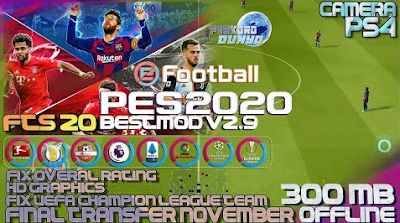 FTS 20 Mod PES 20 Bestmod v2.9 UEFA Update