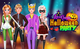 Royal Couple Halloween Party- Online Game