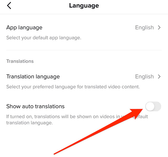 Cách bật dịch tự động trên TikTok
