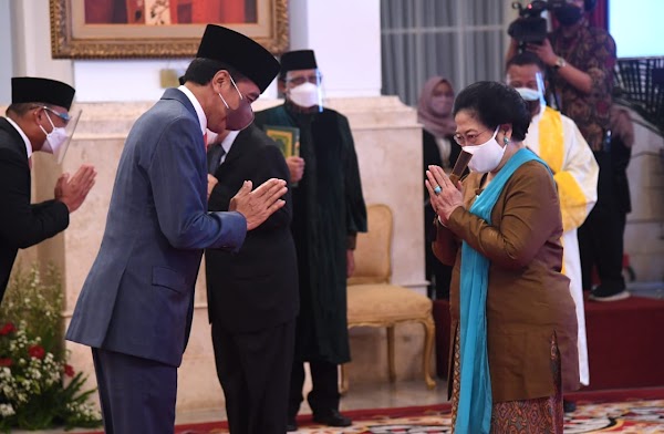 Presiden Jokowi Lantik Megawati Hari Ini