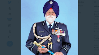 First Five Star Officer of Indian Air Force given Tribute by IAF