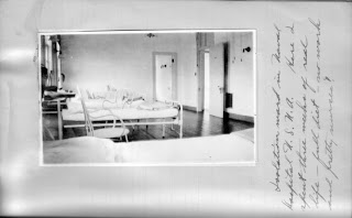 solation ward in Naval Hospital U.S.N.A.  Here I spent three weeks of real life - full diet - no work and pretty nurses! 