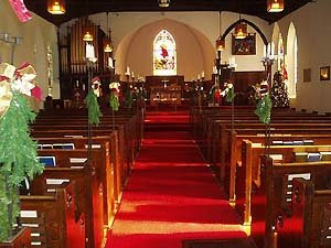 Inside Christ Church, Amherstburg, Ontario