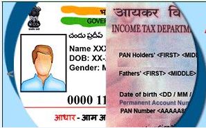 aadhaar link with PAN Card Number