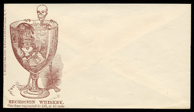 Secession Whiskey - devil in civil war cachet