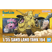 Bandai 1/35 SAND LAND TANK 104 Color Guide & Paint Conversion Chart 