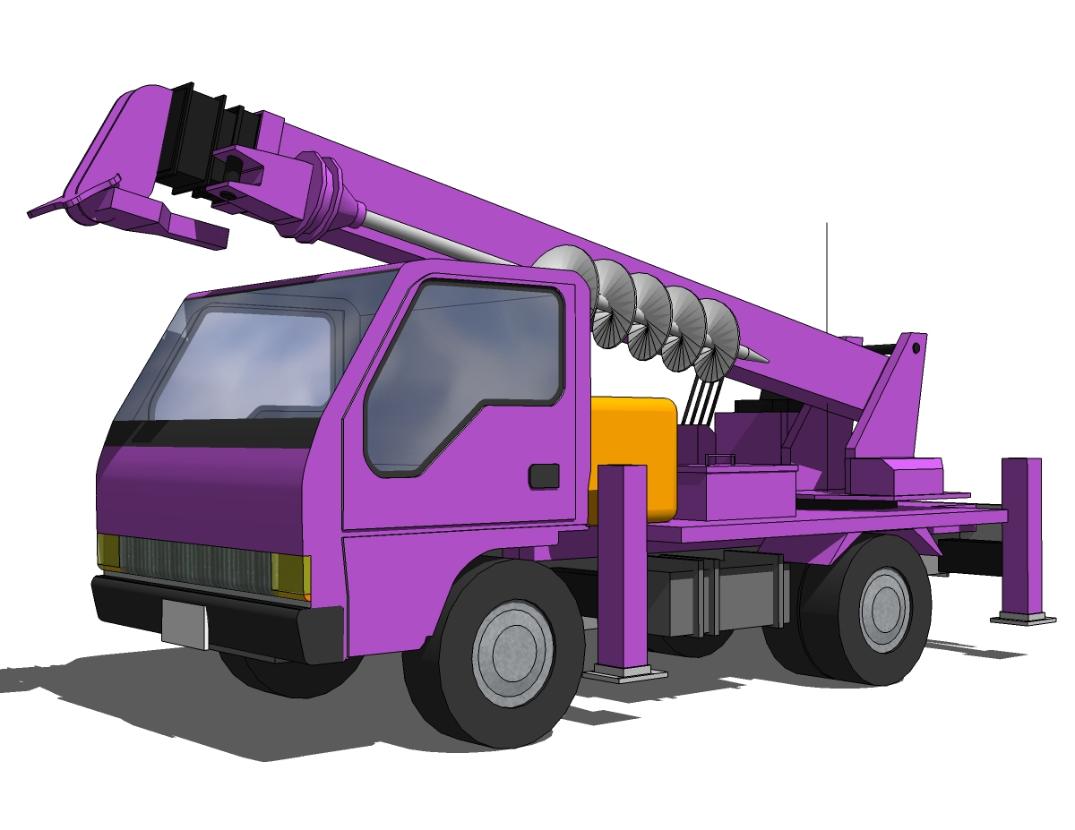 D Project 建柱車