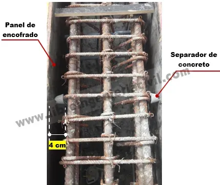 construccion de columnas de concreto armado