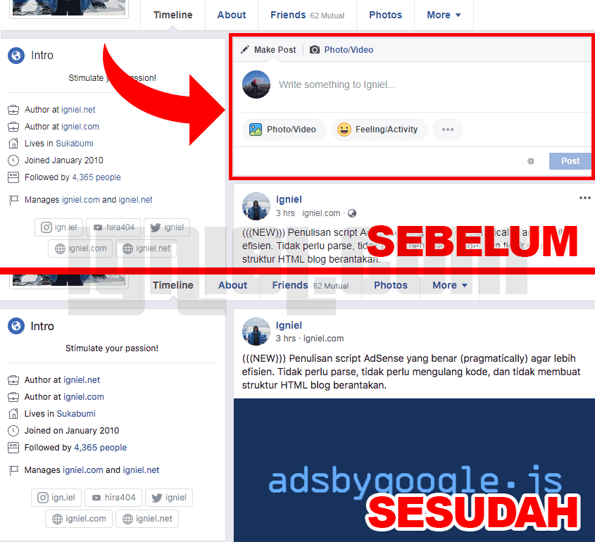 Cara Mengunci Kronologi Facebook