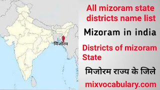 Mizoram district name list
