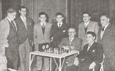 Ajedrecistas participantes en el Campeonato de Castilla de 1956