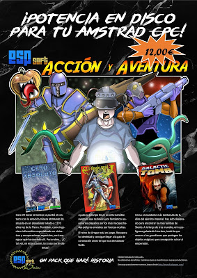 Pack Acción y Aventura en disco para Amstrad CPC