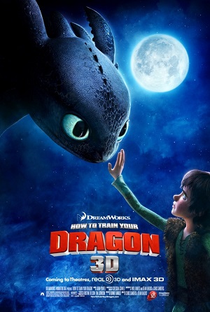 how to train your dragon movie poster 01 How to Train Your Dragon (2010) 720p BRRip 675MB Dual Audio Hindi English