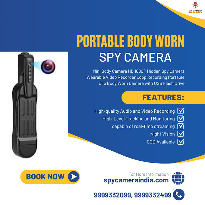 Body Worn Spy Camera Shop in Delhi: Experience the Ultimate Surveillance Technology