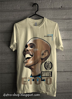 Kaos Karikatur Samuel Eto'o