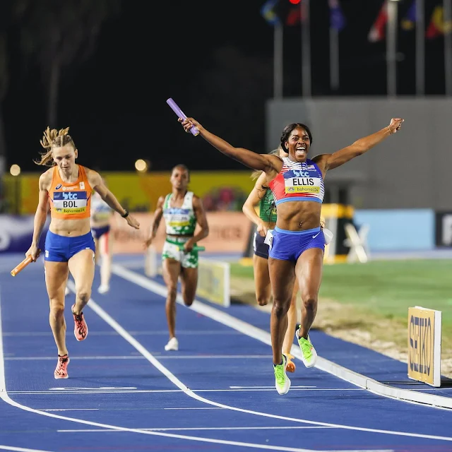 usatf • Nassau Bahamas 6 พฤษภาคม 2024 Team USA brought the heat to the Bahamas tonight 🥵  #WorldRelays