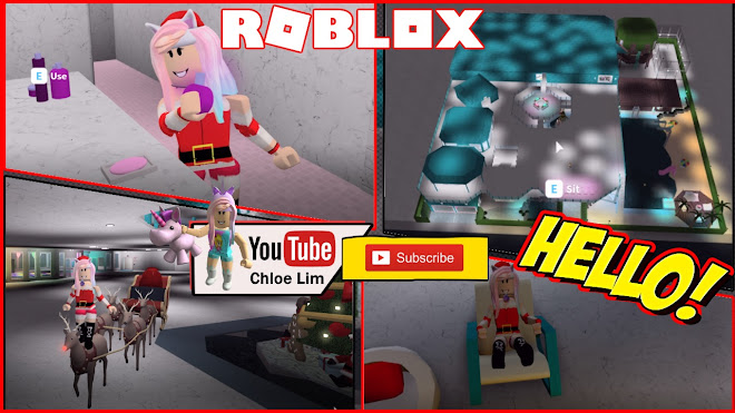 Roblox Welcome to Bloxburg Gameplay - Santas Sledge is in my house and went random house visiting