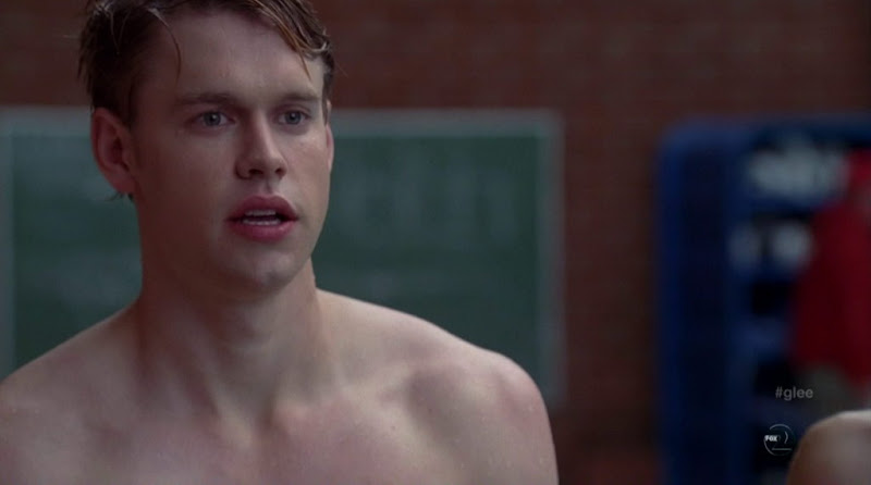 Chord Overstreet Shirtless in Glee s3e10Shirtless 