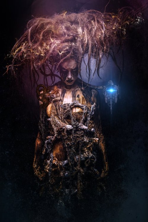 Stefan Gesell fotografia photoshop surreal sombria fashion