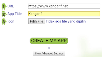 Cara Merubah Website Menjadi Aplikasi Android