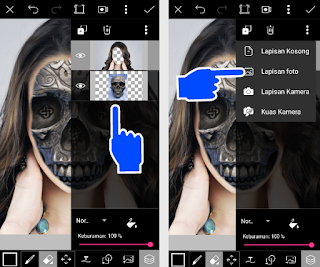  semoga semua dalam keadaan sehat selalu Cara Edit Foto Cyborg Effect di Picsart Android