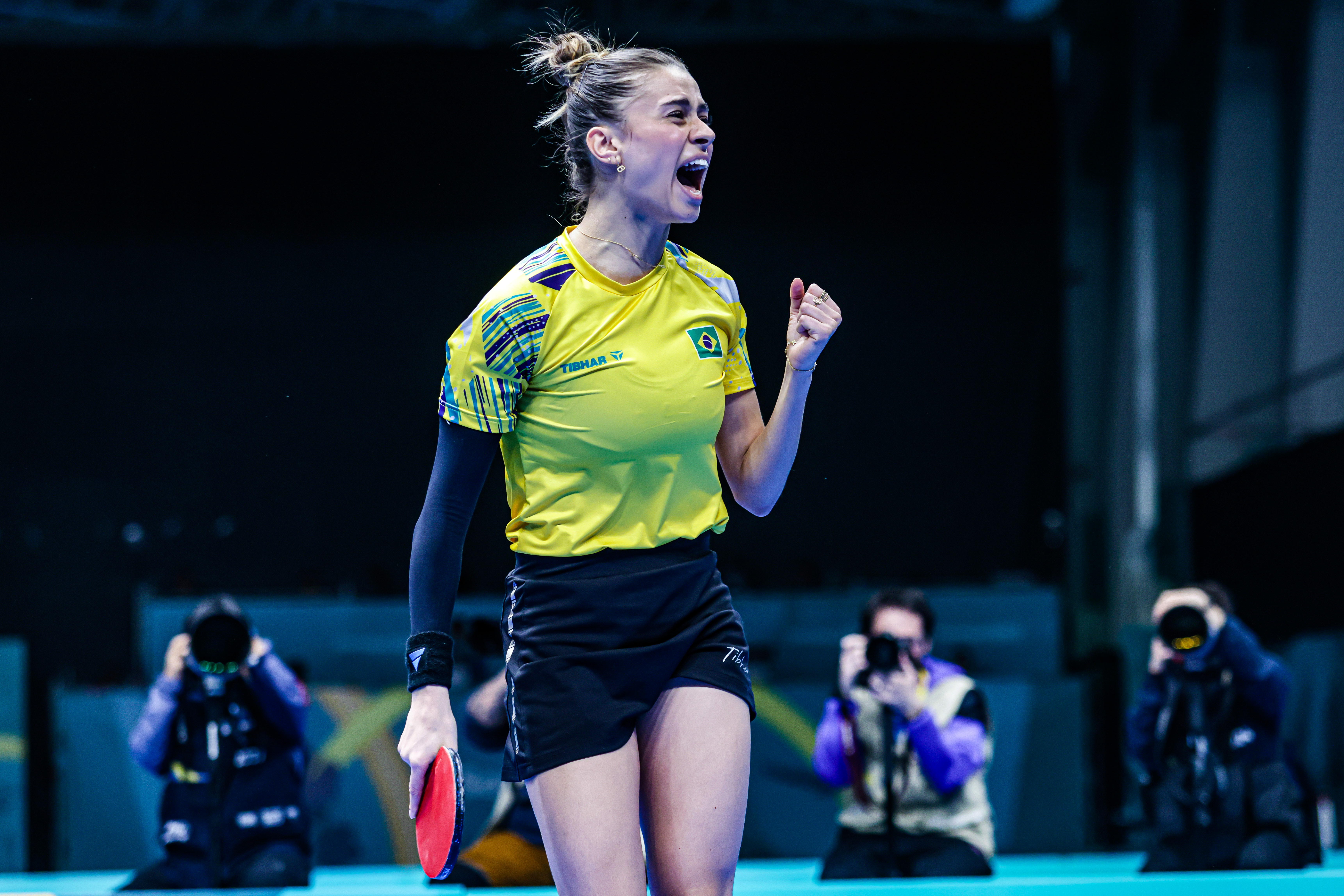 Equipe feminina do Brasil de tênis de mesa estreia no torneio por equipes  contra Hong Kong - Surto Olímpico