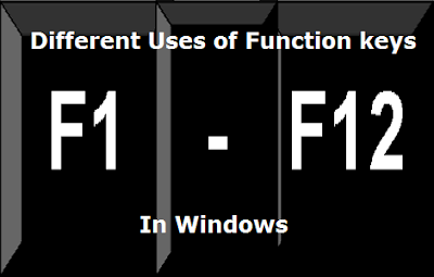 Function Keys: From F1 to F12