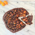 galette al cacao con kumquat canditi