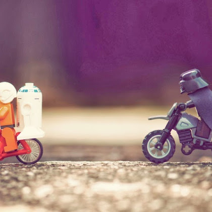 Star Wars Bike Chase