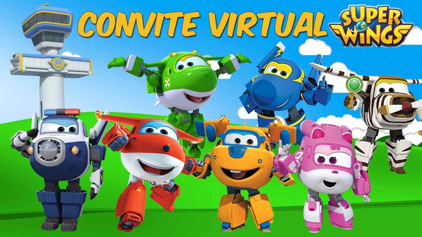  Gambar Mewarnai Super Wings  Mewarnai  Gambar 