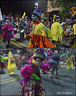 Desfile Inaugural del Carnaval. Uruguay. Murga La Trasnochada