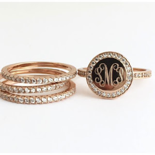 Monogram Stackable Ring 