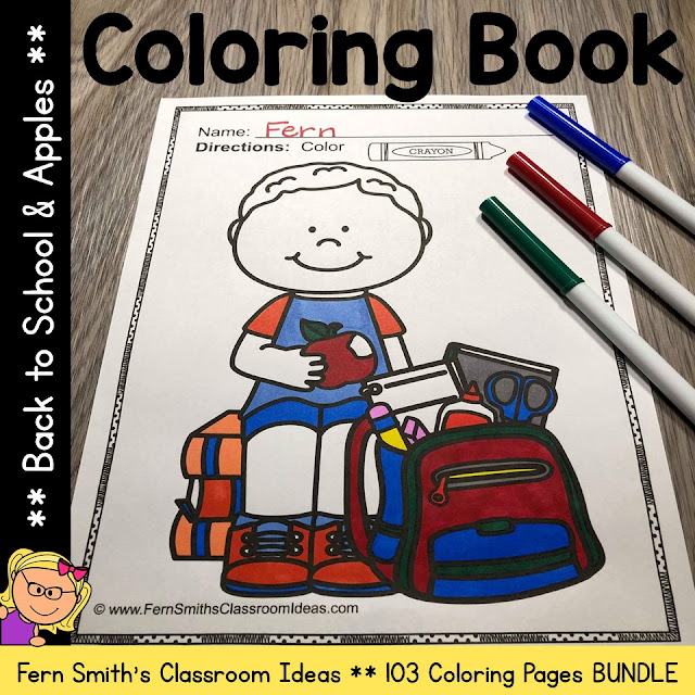 Click Here to Grab the Bundle that Also Includes This Back to School Coloring Pages Resource!