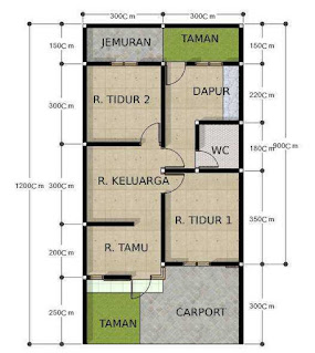 Rumah Minimalis 6x12 1 Lantai - DESAIN RUMAH MINIMALIS