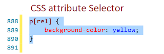 CSS attribute Selector