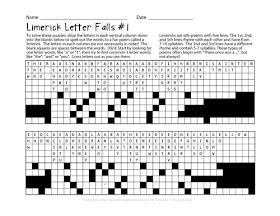 The Puzzle Den - Limerick Letter Falls #1