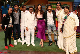 The Kapil Sharma Show with Abbas Mustan and Machine cast   TV Show Pics March 2017 01.JPG