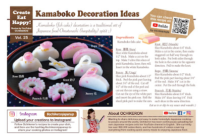 Kamaboko (Fish Cake) Decoration Ideas (Kazarigiri)