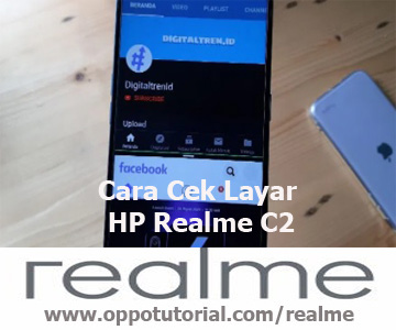 Cara Cek Layar HP Realme C2