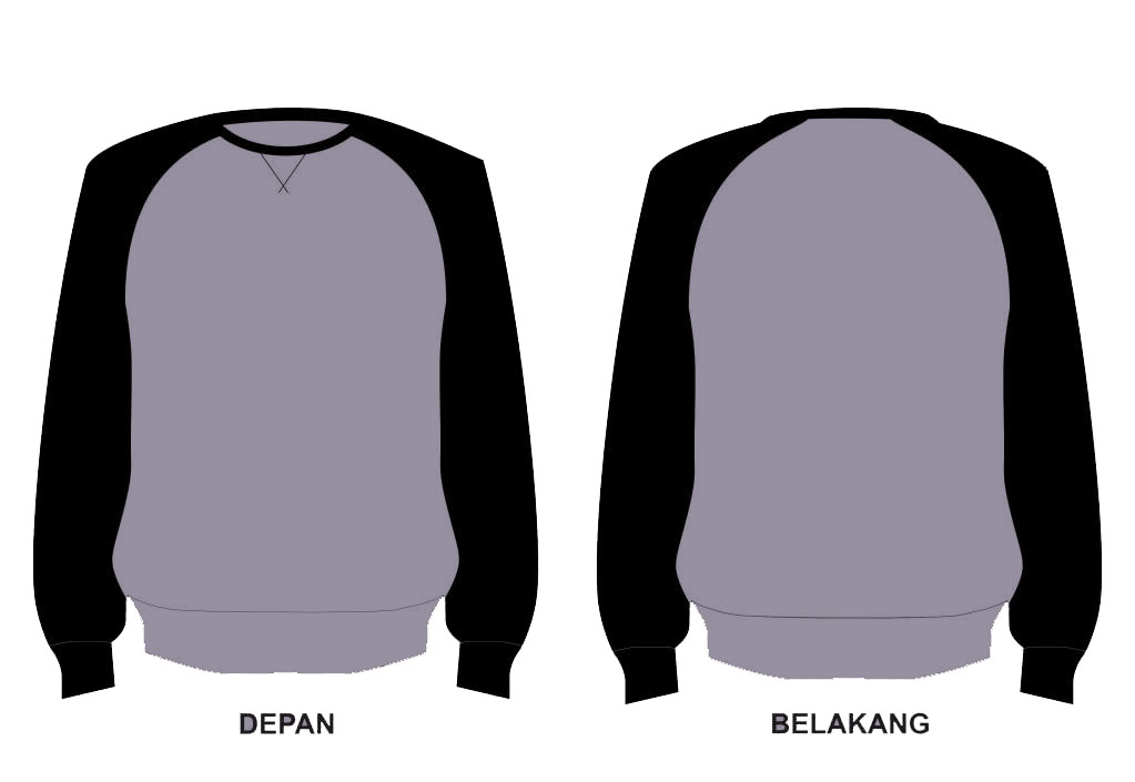 Download Desain  Sweater Polos  Kosong Format PSD Photoshop 