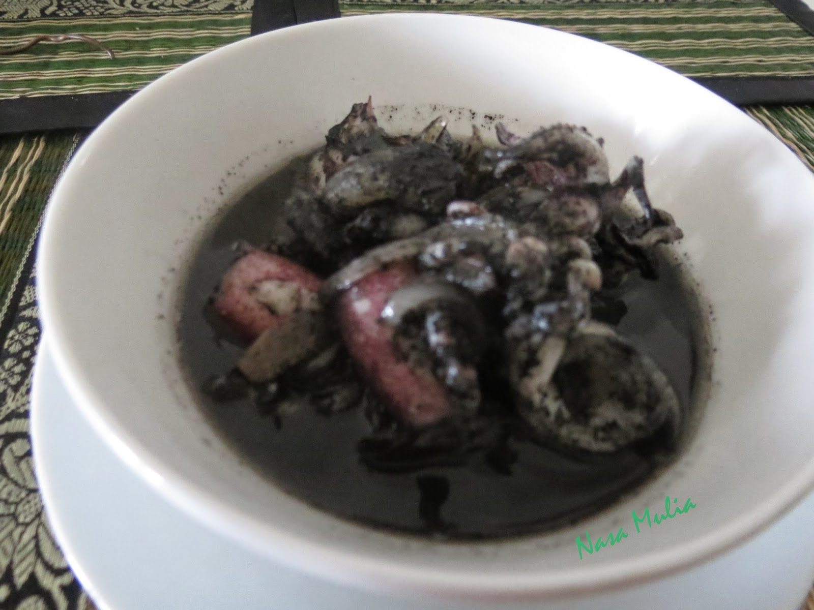 Resepi Sotong Masak Hitam Simple - Random Ladys