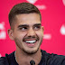 André Silva responde pergunta bizarra sobre Cristiano Ronaldo em apresentação no RB Leipzig