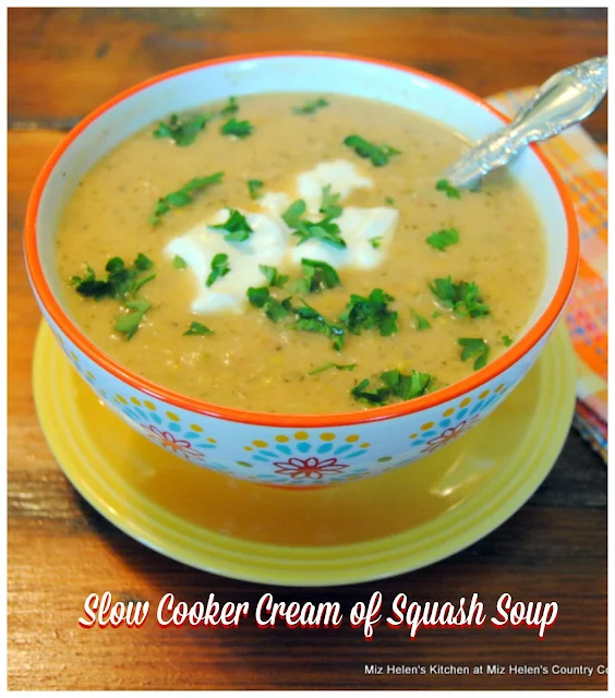 Slow Cooker Cream of Squash Soup at Miz Helen's Country Cottage