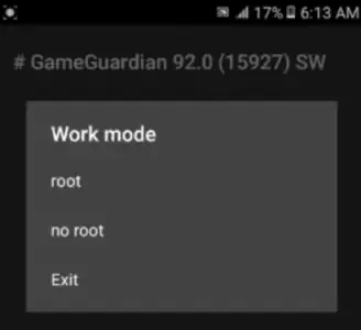 GameGuardian work mode