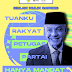 Ganjar Pranowo : Tuanku Rakyat, Petugas Partai Hanya Mandat? 