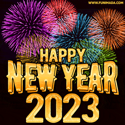 Happy New Year 2023 Whatsapp Status Video, Animated GIF Images | HNY Wishes