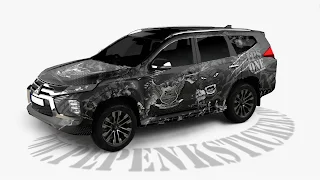 Mobil,Pajero,PAJERO DAKAR,Cutting Sticker,Cutting Sticker Bekasi,decal sticker,jakarta,Bekasi,