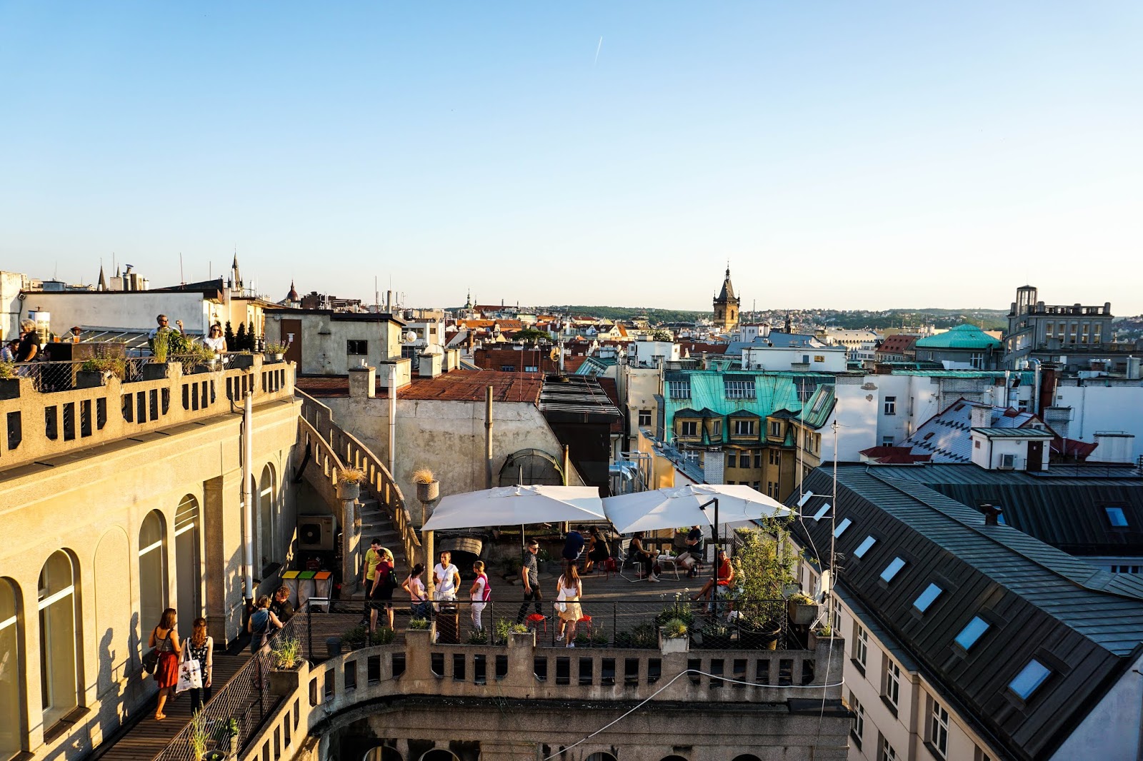 Dach Pałacu Lucerna