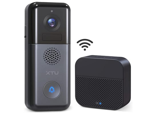 XTU J6 2K Wireless WiFi Video Doorbell Camera