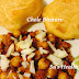 Chole  bhature ( Puffed Indian bread served with garbanzo beans)